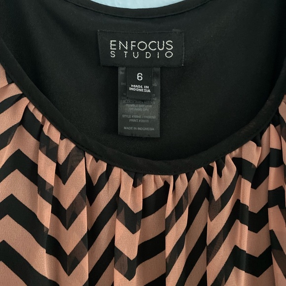 Enfocus Studio Chevron Dress - Picture 7 of 7